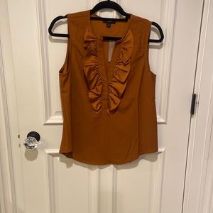 J Crew Ruffle Sleeveless Blouse